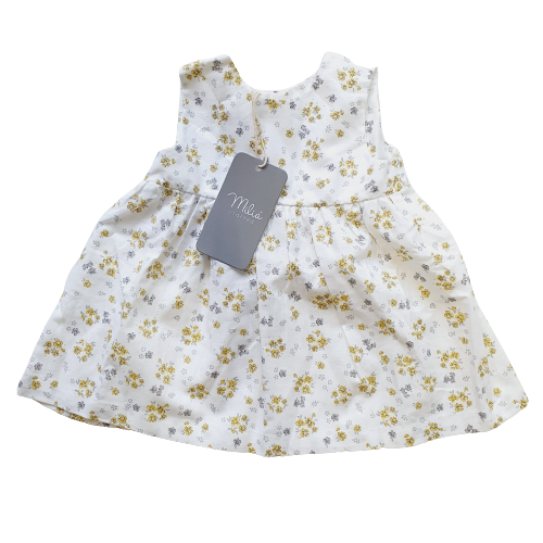 Vestido Fiona yellow buds